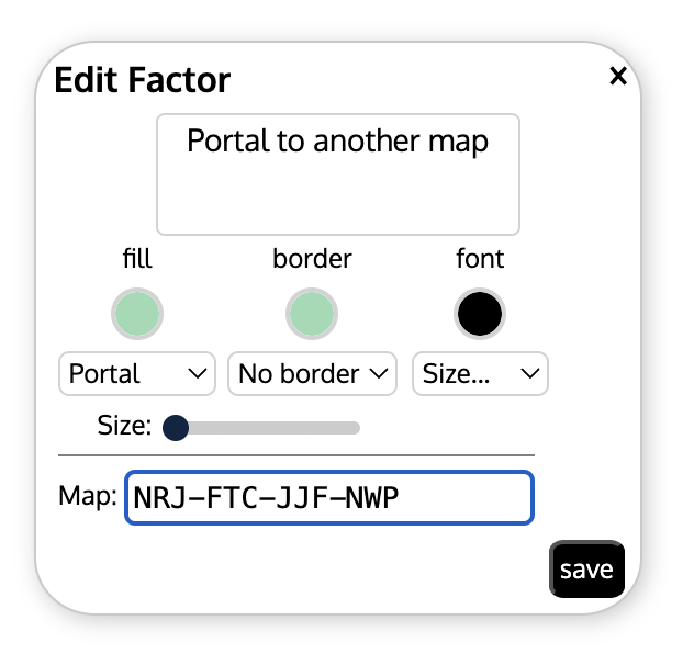 Editing a portal